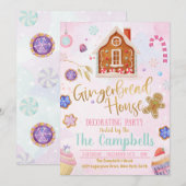 Gingerbrood Kaart (Voorkant / Achterkant)