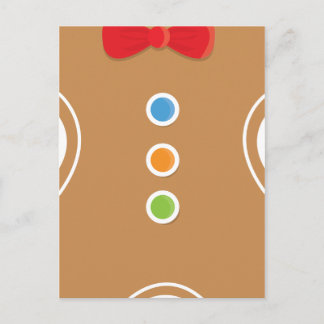 Gingerbrood-kaart Briefkaart
