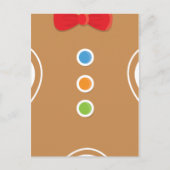 Gingerbrood-kaart Briefkaart (Voorkant)