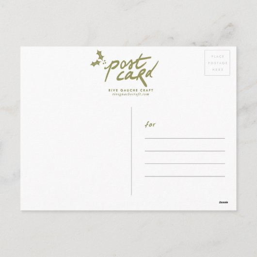 Gingerbrood Katten op donkere chocolade - Handteke Feestdagenkaart (Achterkant)