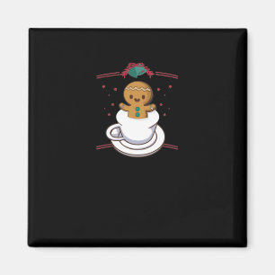 Gingerbrood Kawaii Kerstmis Magneet