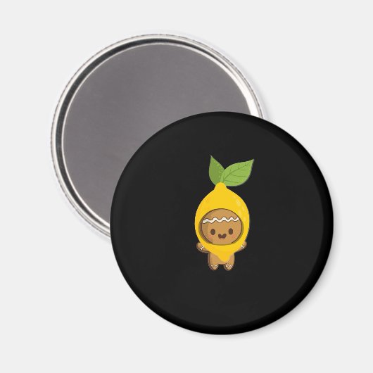 Gingerbrood Kawaii Magneet (Voorkant / Achterkant)