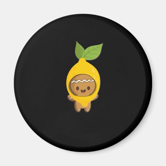 Gingerbrood Kawaii Magneet (Voorkant)