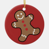 Gingerbrood Keramisch Ornament (Voorkant)