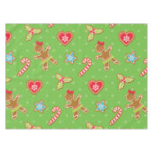 Gingerbrood Kerst-kerstcadeau Tafelkleed (Voorkant (Horizontaal))