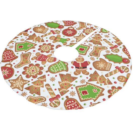 Gingerbrood Kerstboom Rok (Gekanteld)