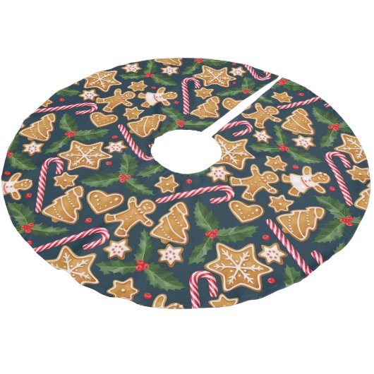 Gingerbrood Kerstboom Rok (Gekanteld)