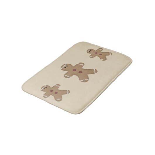 Gingerbrood kerstcadeau voor mannen badmat (Gekanteld)