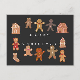 Gingerbrood Kerstmis Briefkaart
