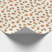 Gingerbrood Kerstmis Cadeaupapier (Hoek)