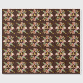 Gingerbrood Kerstmis Cadeaupapier (Vlak)