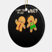 Gingerbrood Kerstmis Funny Cookie Baking Keramisch Ornament (Links)