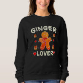 Gingerbrood Kerstmis Ik hou van mijn gember Redh Trui (Voorkant)
