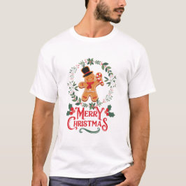 Gingerbrood Kerstmis T-shirt