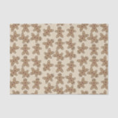 Gingerbrood Kerstmis Tissuepapier (Voorkant)