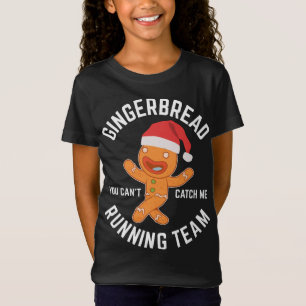 Gingerbrood kerstontbijt met ploeg Gif T-shirt