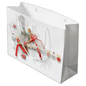 Gingerbrood Kitchen Collage Gift Bag Large Cadeautasje (Achterkant Gekanteld)