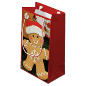 Gingerbrood Klein Cadeauzakje (Achterkant Gekanteld)