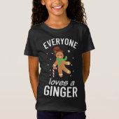 Gingerbrood Koekje Iedereen houdt van een gember T-shirt (Voorkant)