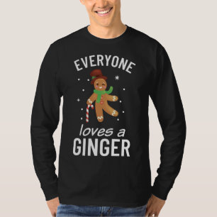Gingerbrood Koekje Iedereen houdt van een gember T-shirt