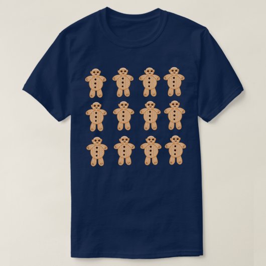Gingerbrood koekje t-shirt (Design voorkant)