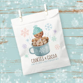 Gingerbrood Koekjes & Cocoa Winter Boy Birthday Bedankzakje