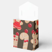 Gingerbrood Koekjes Holiday Cookie Exchange Party Bedankdoosjes (Geopend)