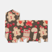 Gingerbrood Koekjes Holiday Cookie Exchange Party Bedankdoosjes (Uitgevouwen)