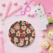 Gingerbrood Koekjes Holiday Cookie Exchange Party Papieren Bordje (Feest)