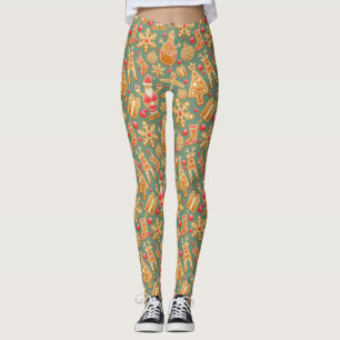 Gingerbrood/koekjes/Kerstmis Leggings