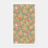 Gingerbrood/koekjes/Kerstmis Servet (Voorkant)