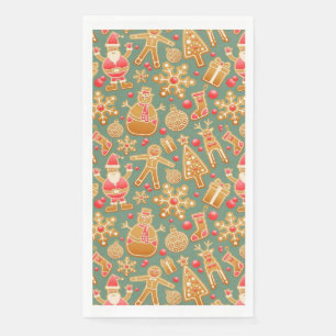 Gingerbrood/koekjes/Kerstmis Servet