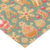 Gingerbrood/koekjes/Kerstmis Tafelkleed (Gekanteld)
