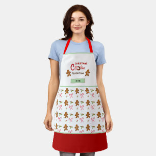 Gingerbrood koekjesbakkeringsteam Apron Schort