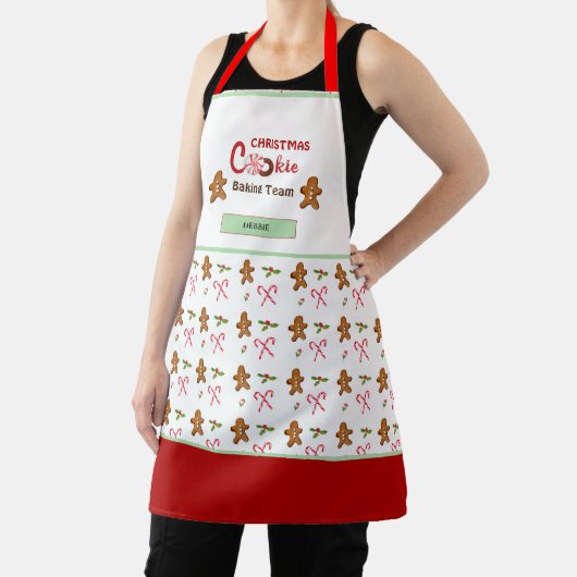 Gingerbrood koekjesbakkeringsteam Apron Schort (Insitu)