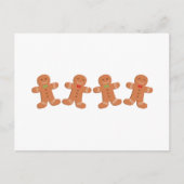 Gingerbrood Koekjesgrens Briefkaart (Voorkant)