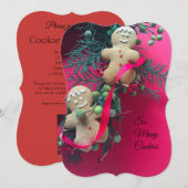 Gingerbrood-koekjesruil Kaart (Voorkant / Achterkant)