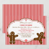 Gingerbrood Koekjeswisselaar Kaart (Voorkant / Achterkant)