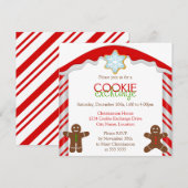 Gingerbrood Koekjeswisselaar Kaart (Voorkant / Achterkant)