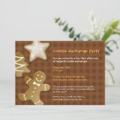 Gingerbrood koekjeswisselaar kaart (Staand voorkant)