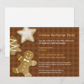 Gingerbrood koekjeswisselaar kaart (Voorkant / Achterkant)