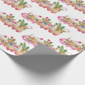 Gingerbrood Koekkerst Cadeaupapier (Hoek)