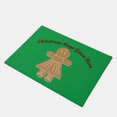 Gingerbrood Lady Hugs door Mat (Schuin)