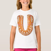 Gingerbrood Letter U T-Shirt (Voorkant)