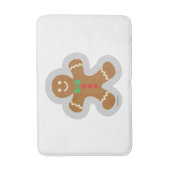 Gingerbrood maakt de engel in de sneeuw badmat (Voorkant Verticaal)