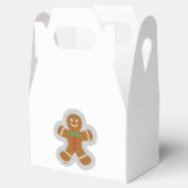 Gingerbrood maakt de engel in de sneeuw bedankdoosjes (Geopend)