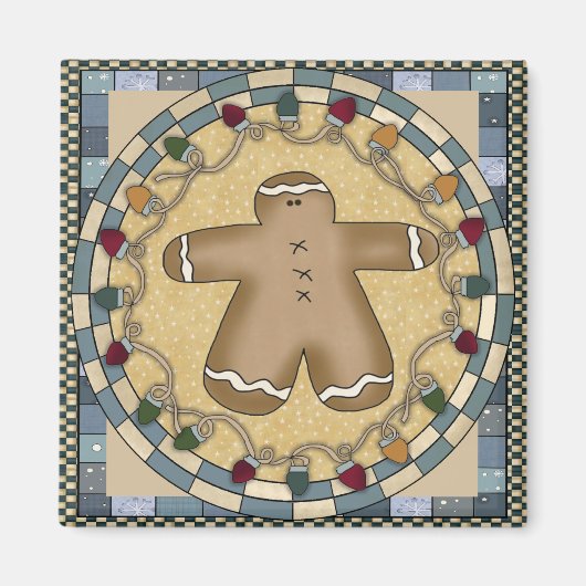 Gingerbrood Magneet (Voorkant)