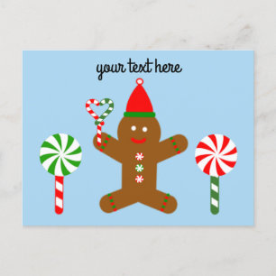 Gingerbrood Man #1 Briefkaart