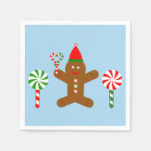 Gingerbrood Man #1 Napkins Servet (Voorkant)