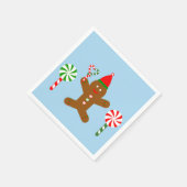 Gingerbrood Man #1 Napkins Servet (Hoek)